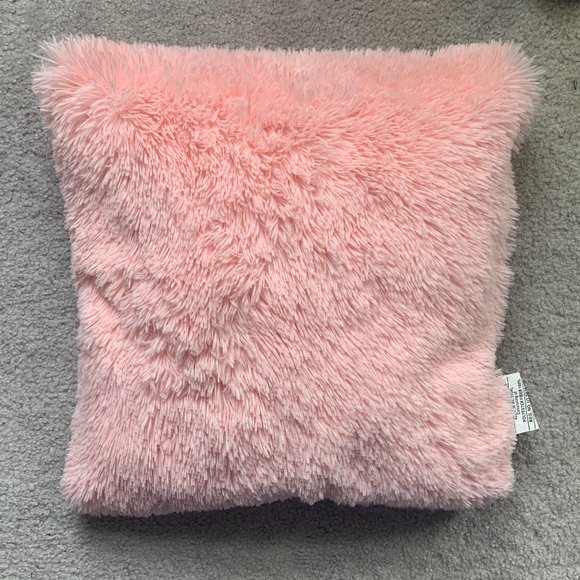 Other - Pink Fuzzy Pillow